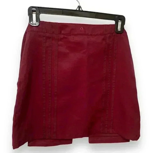 NWT Adidas x Ivy Park with Beyonce Maroon Cargo Snap Closure Skirt - Picture 9 of 10